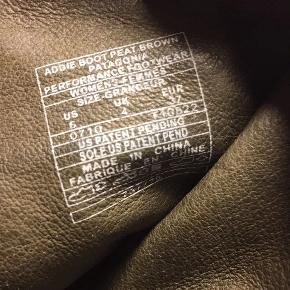 Patagonia leather ankle boots worn once RARE find - Picture 7 of 8